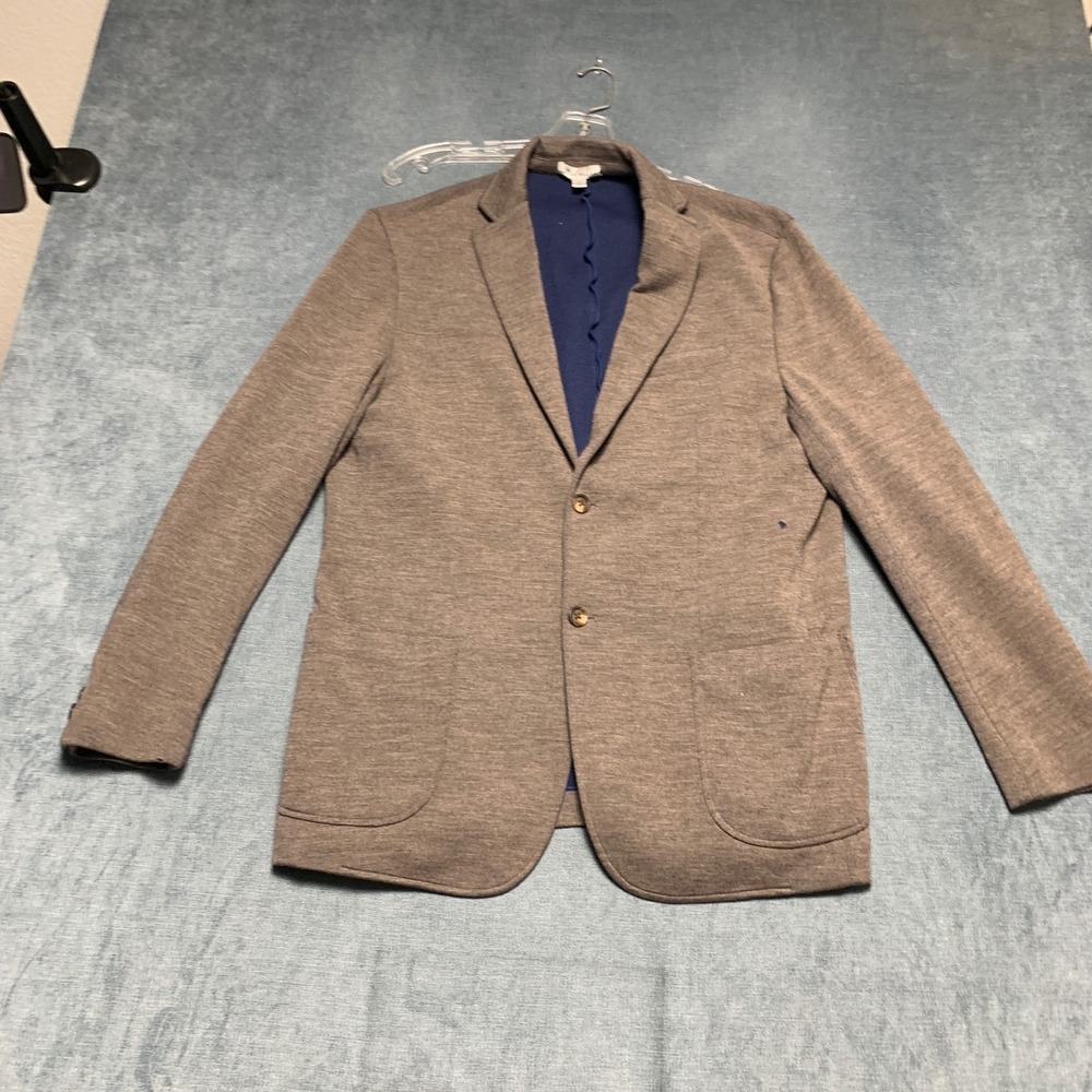 Peter Millar Knit Blazer Jacket Mens XL Brown Formal Single Breasted Notch Lapel